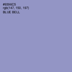 #9396C5 - Blue Bell Color Image